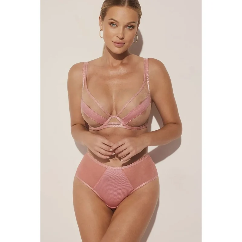Soutien-gorge invisible filet doux velours ajustement parfait luxe Kinga