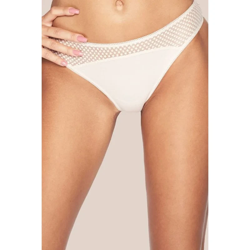 Strings dentelle beige Michelle S-339/1 élégants confort sensuel tailles XS-XXL