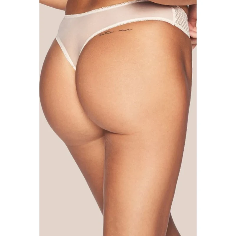 Strings dentelle beige Michelle S-339/1 élégants confort sensuel tailles XS-XXL