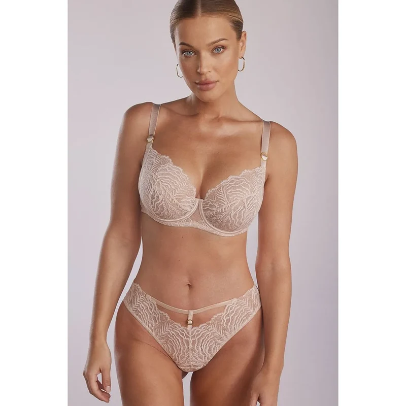 Soutien-gorge souple beige Luna SC-1101 confort élégant taille ajustée