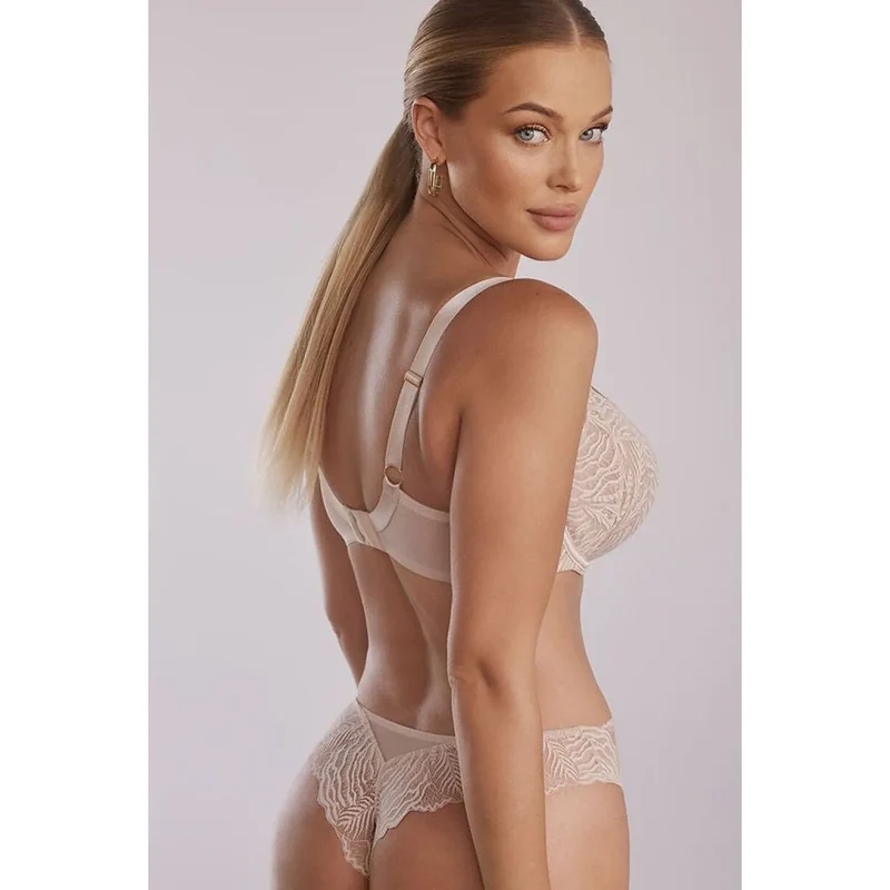 Soutien-gorge souple beige Luna SC-1101 confort élégant taille ajustée