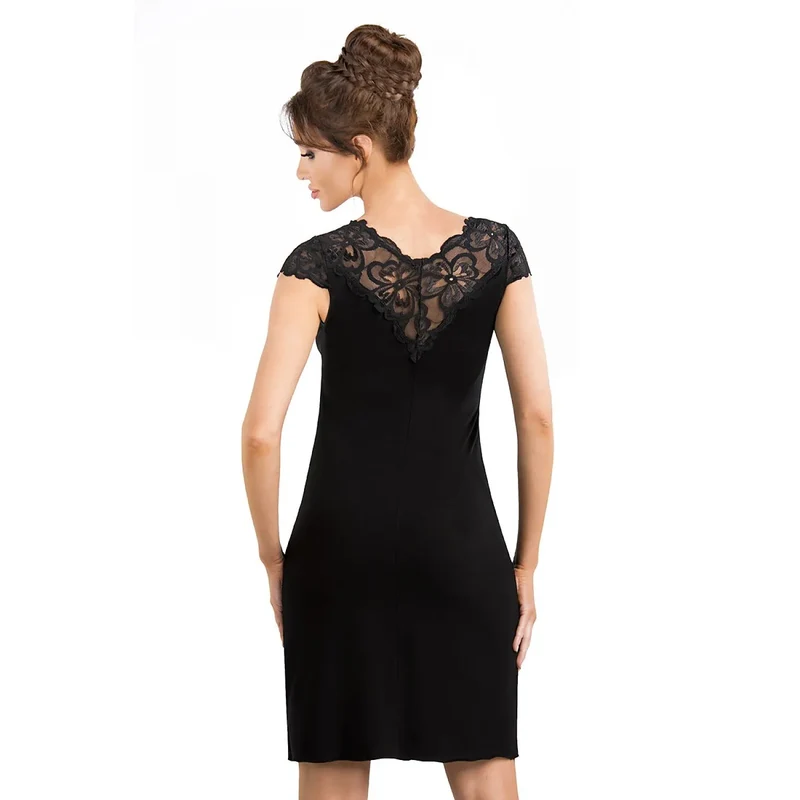 Chemise de nuit grande taille élasthanne viscose confort Donna 135664