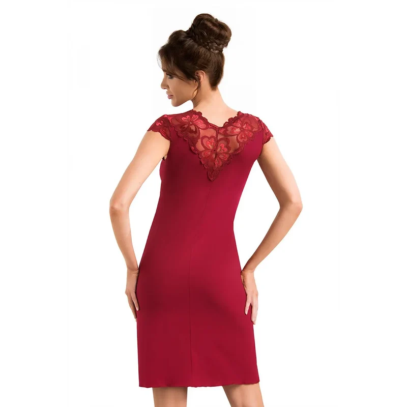 Chemise de nuit grande taille viscose élasthanne confort femmes élégante