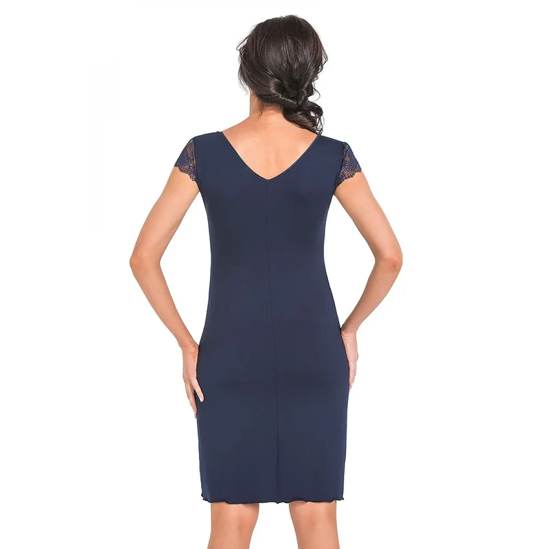 Chemise de nuit élasthanne viscose tailles variées confort Donna 128407