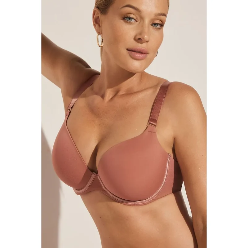 soutien-gorge lisse sans couture rose thermoformé soutien optimal Heidi BC-861