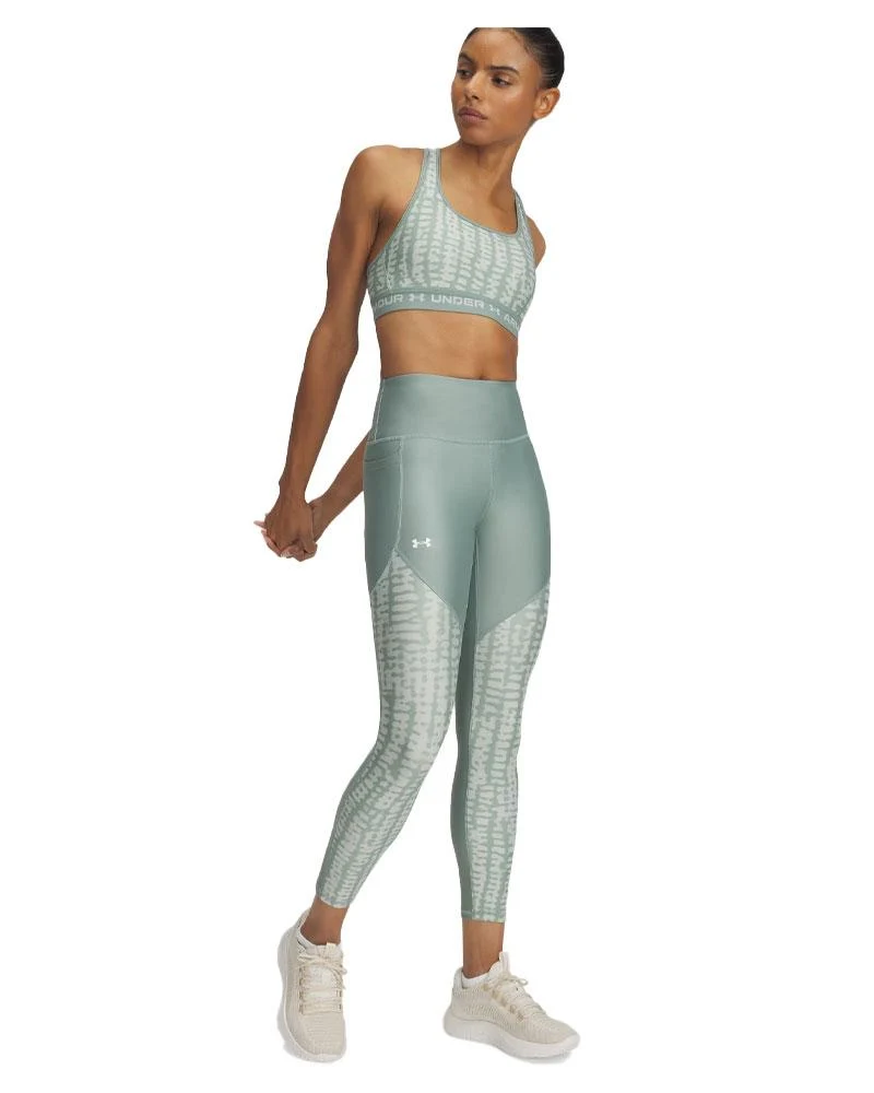 Leggings Donna Tech Printed Panel Ankle