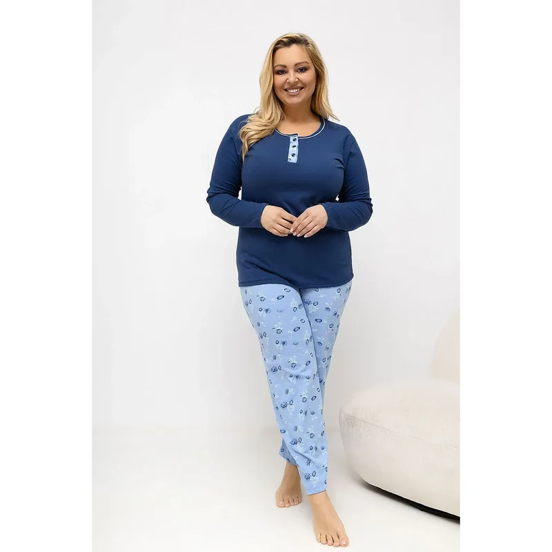 Pyjama Grande Taille Coton 100% Forever Pink Confort XXL