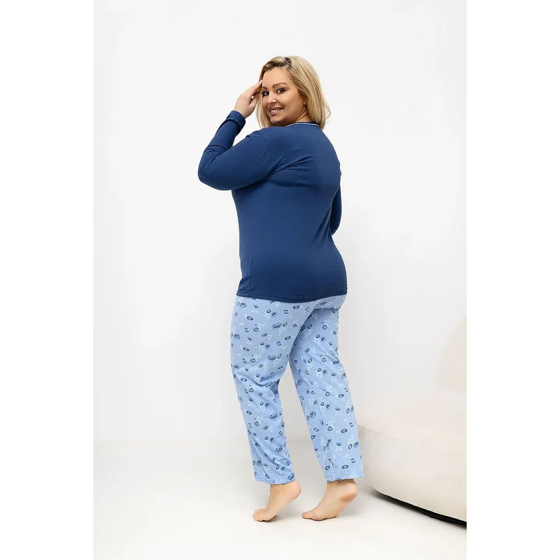 Pyjama Grande Taille Coton 100% Forever Pink Confort XXL