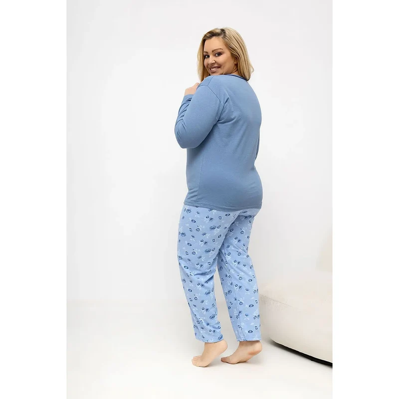 Pyjama Taille Plus Coton Confort 2XL-4XL Forever Pink