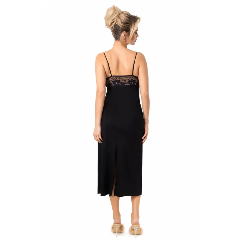 Chemise de nuit élasthanne viscose tailles S XXL confortable Donna