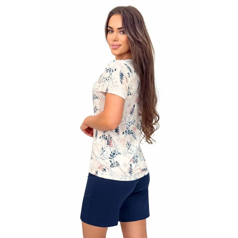 Pyjama femme élasthanne viscose taille S-XXL confort ajusté modèle 225959