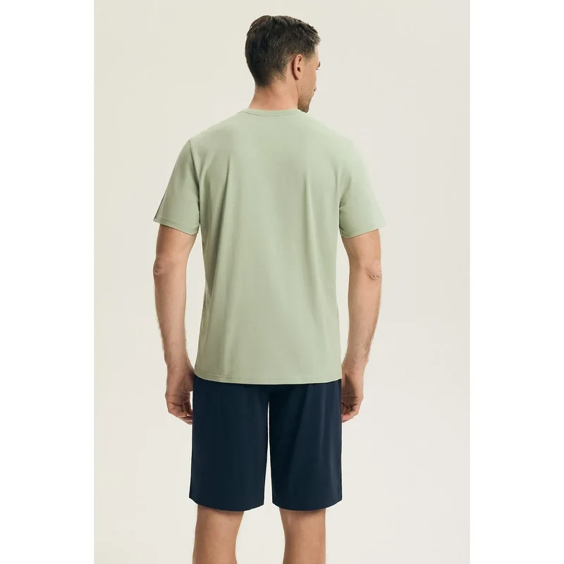 Pyjama homme coton confortable manches courtes short été Henderson 226603