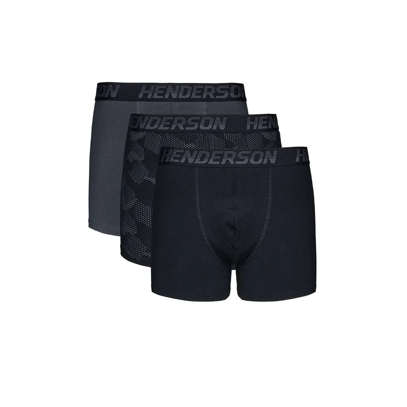 Boxers hommes confort coton respirant pack 3 cadeau Henderson 226601