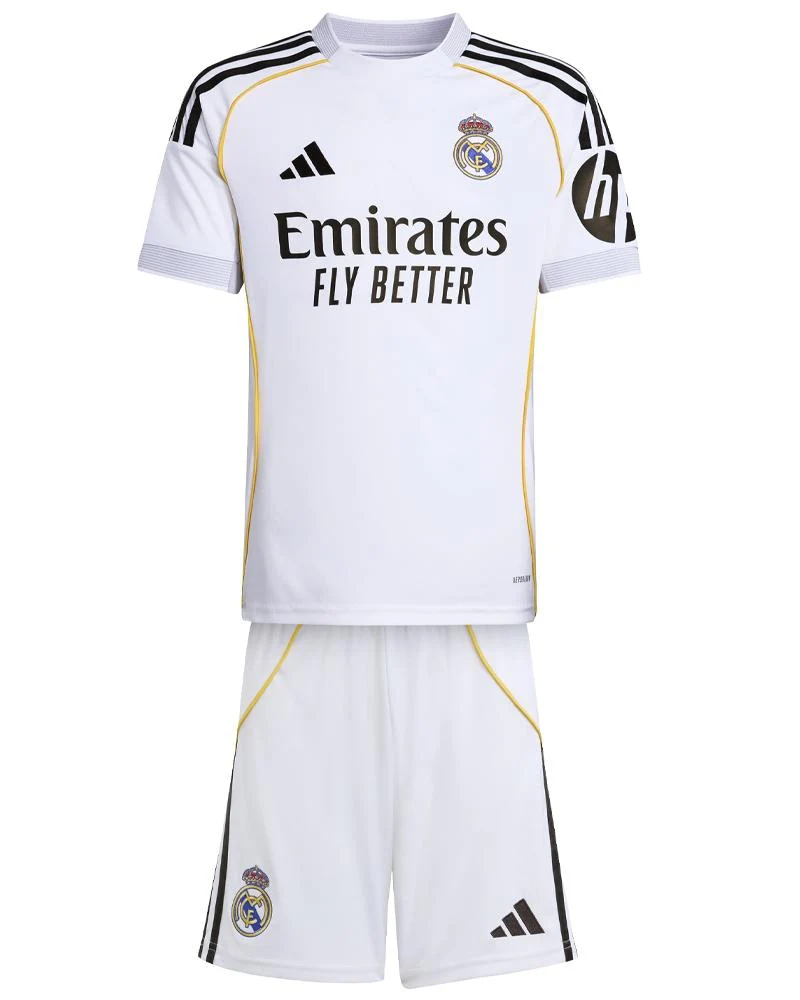 Kit Casa Giovani 25/26 Real Madrid Per Bambini