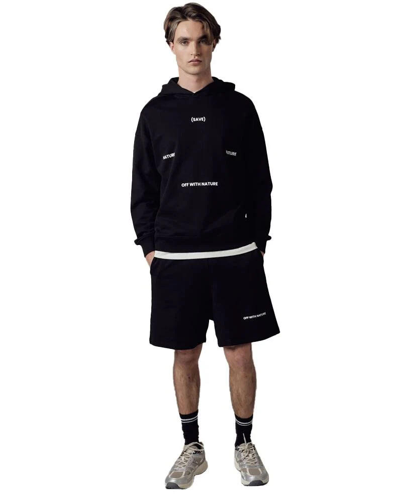 Felpa Con Cappuccio Uomo Loose Fit