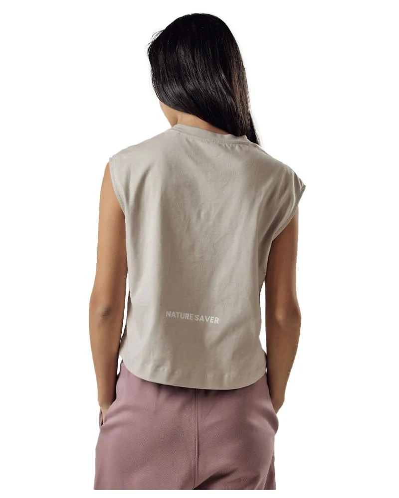 T-Shirt Smanicata Donna Loose Fit