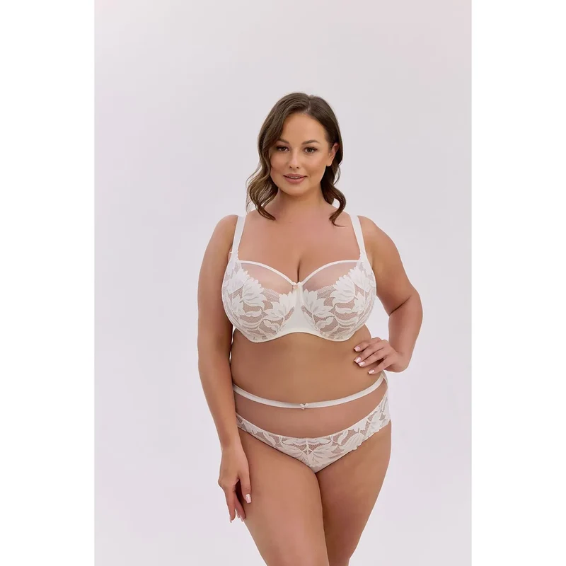 Soutien-gorge armatures grandes tailles microfibre dentelle respirant élégant Gaia 224697