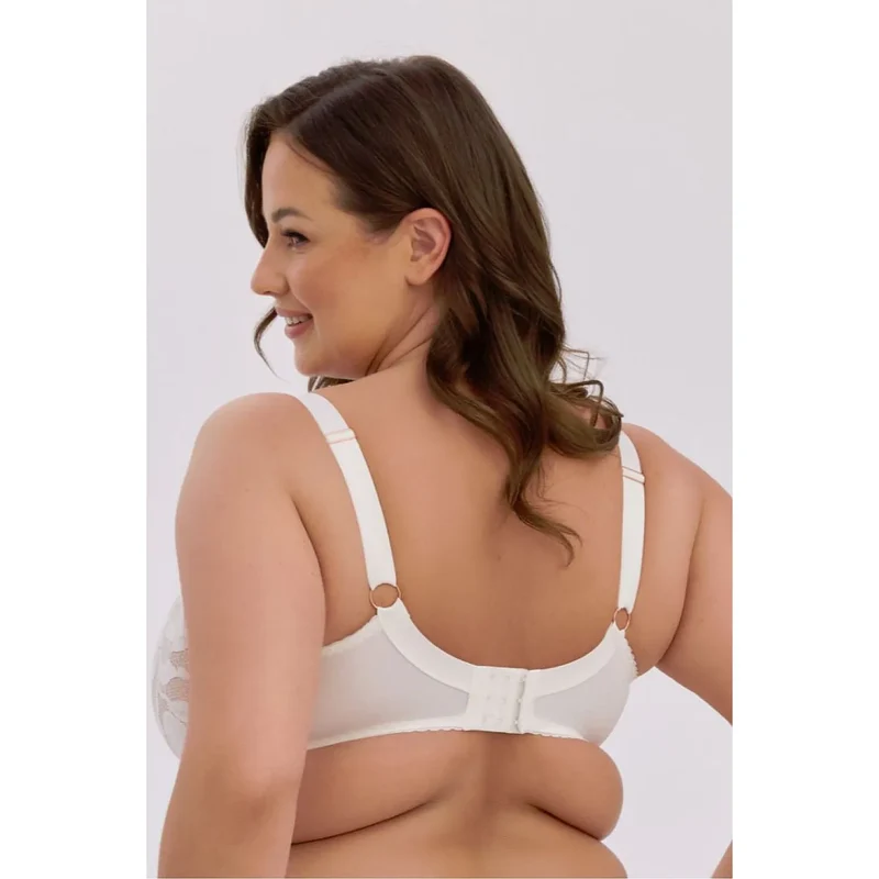 Soutien-gorge armatures grandes tailles microfibre dentelle respirant élégant Gaia 224697
