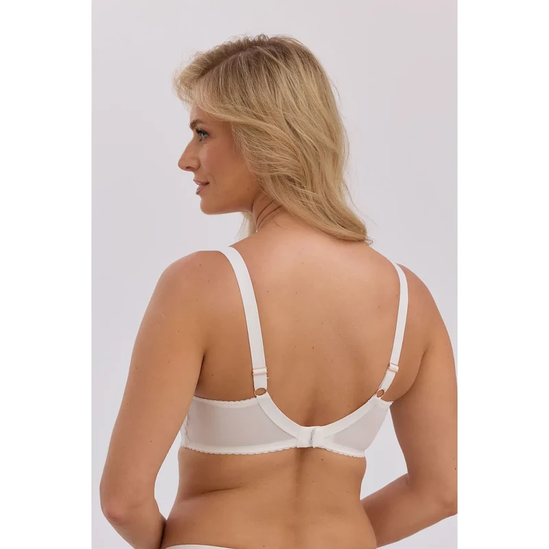 Soutien-gorge semi-rembourré grande taille confort dentelle invisible élégance