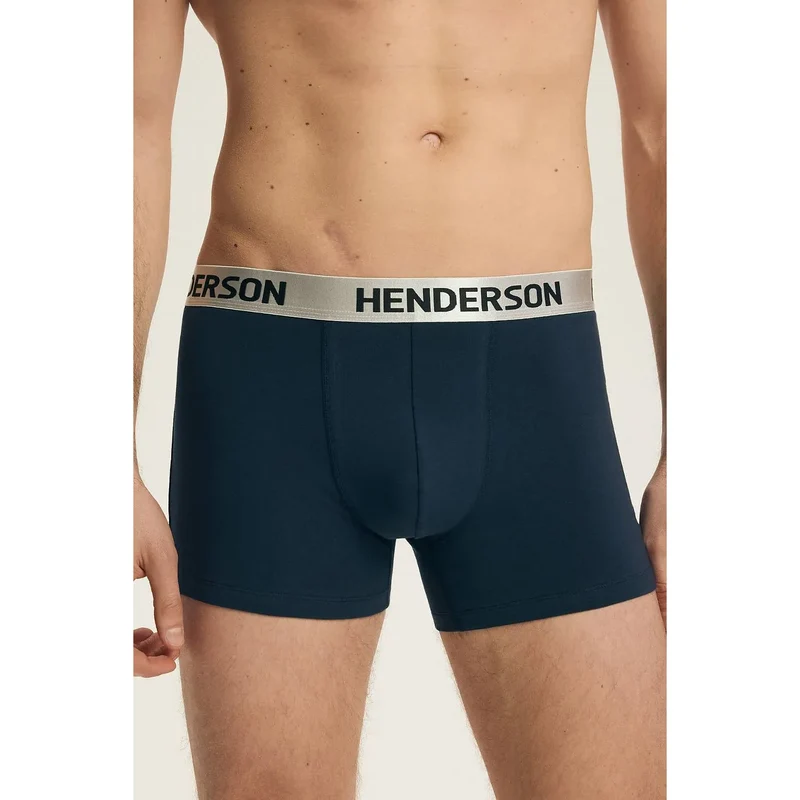 ensemble deux boxers homme confort coton élasthanne bleu marine moderne