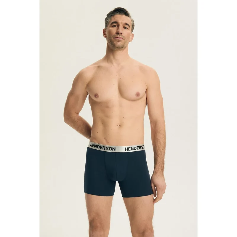 Ensemble deux paires boxers hommes bleu marine confort style moderne