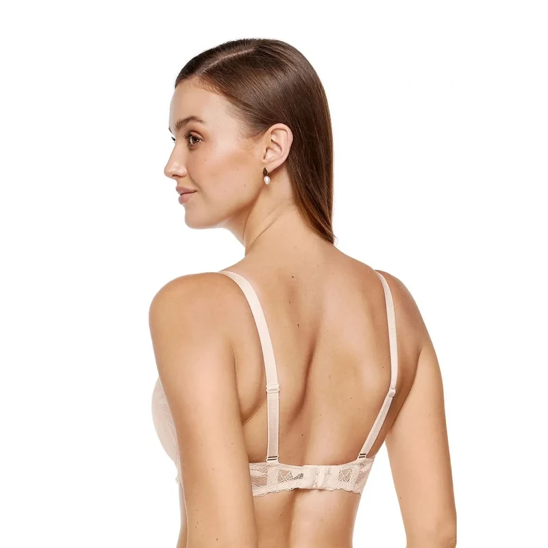 Soutien-gorge push-up dentelle Eclipse coton OEKO-TEX décolleté profond