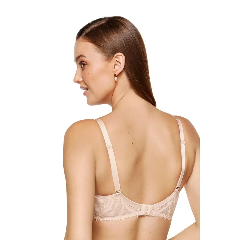 Soutien-gorge classique moulé dentelle respirant spacer Gorteks Pologne