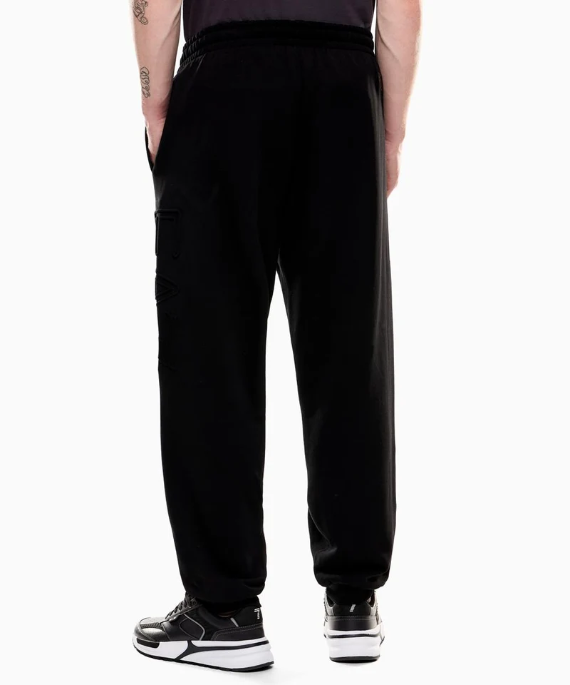Pantaloni Jogger Logo Series In Cotone Organico