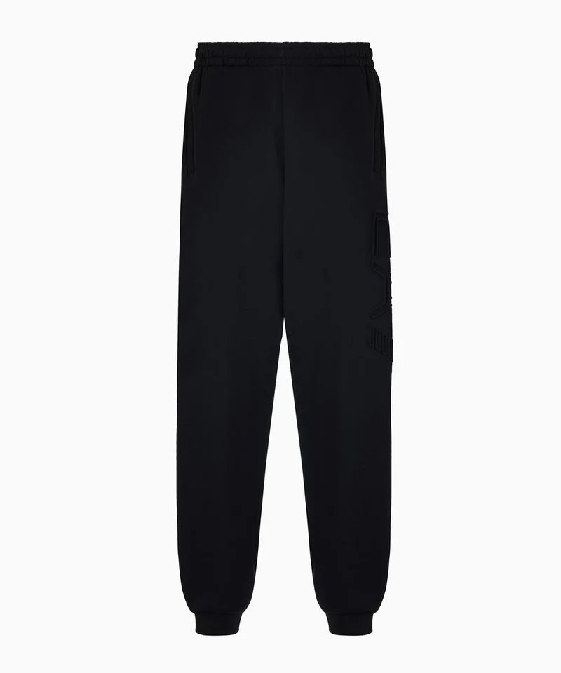 Pantaloni Jogger Logo Series In Cotone Organico