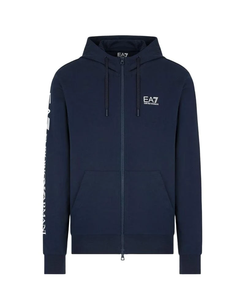 Felpa Uomo con Cappuccio Logo Series in Cotone