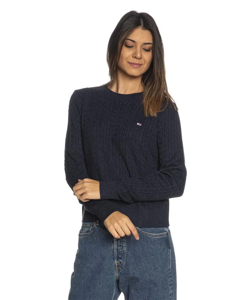 Maglione Cable Sweat Essential Donna