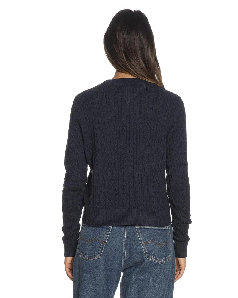Maglione Cable Sweat Essential Donna