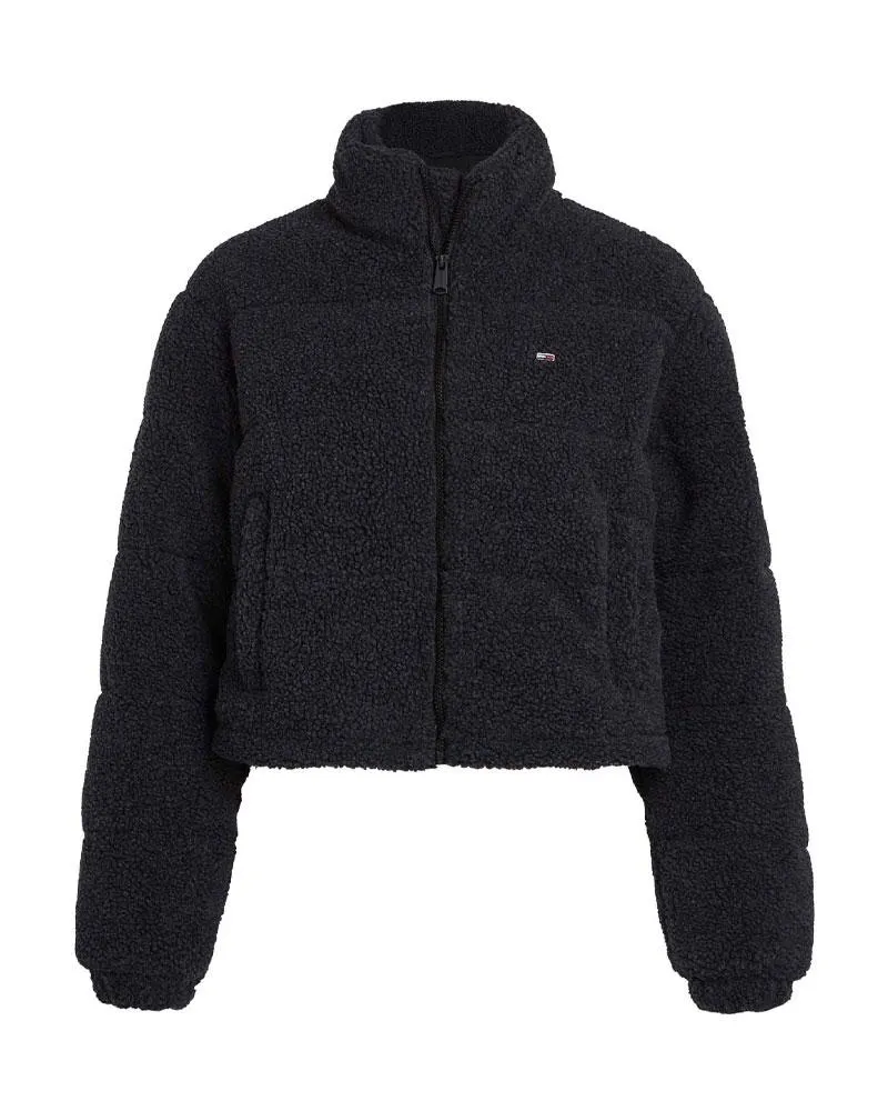 Giacca Sherpa Crop Essential Donna