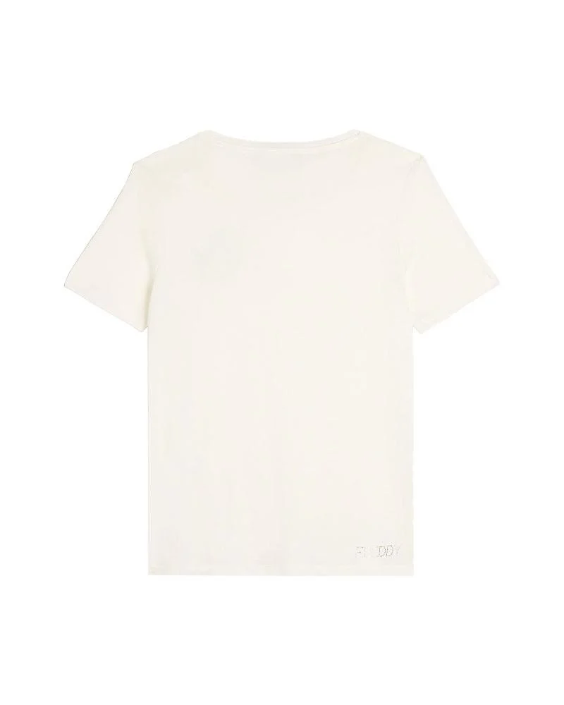 T-shirt Donna Jersey modal Dettagli Strass