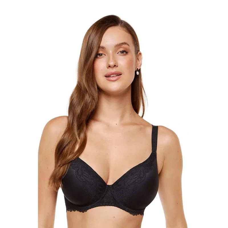 Soutien-gorge classique dentelle thermoformé bonnets lisses fabriqué Pologne