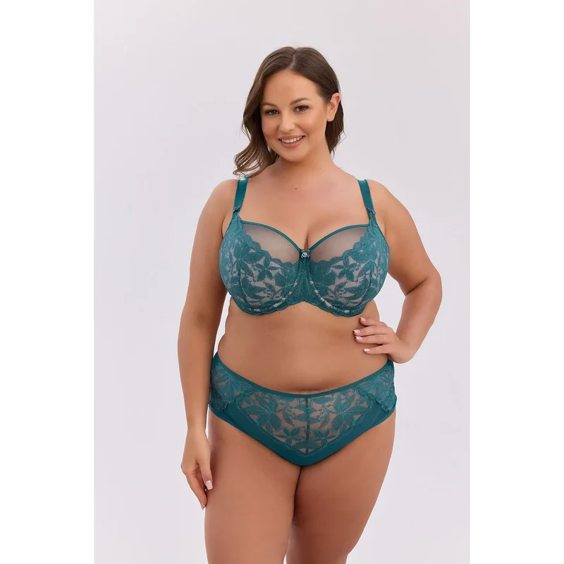 Soutien-gorge semi-rigide dentelle maintien discret quotidien élégant