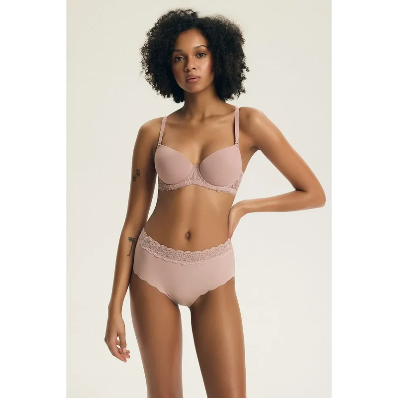 Soutien-gorge push-up élégant confortable bonnets renforcés bretelles amovibles