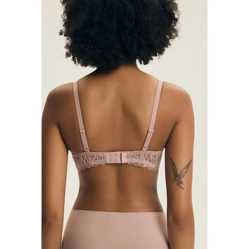 Soutien-gorge push-up élégant confortable bonnets renforcés bretelles amovibles