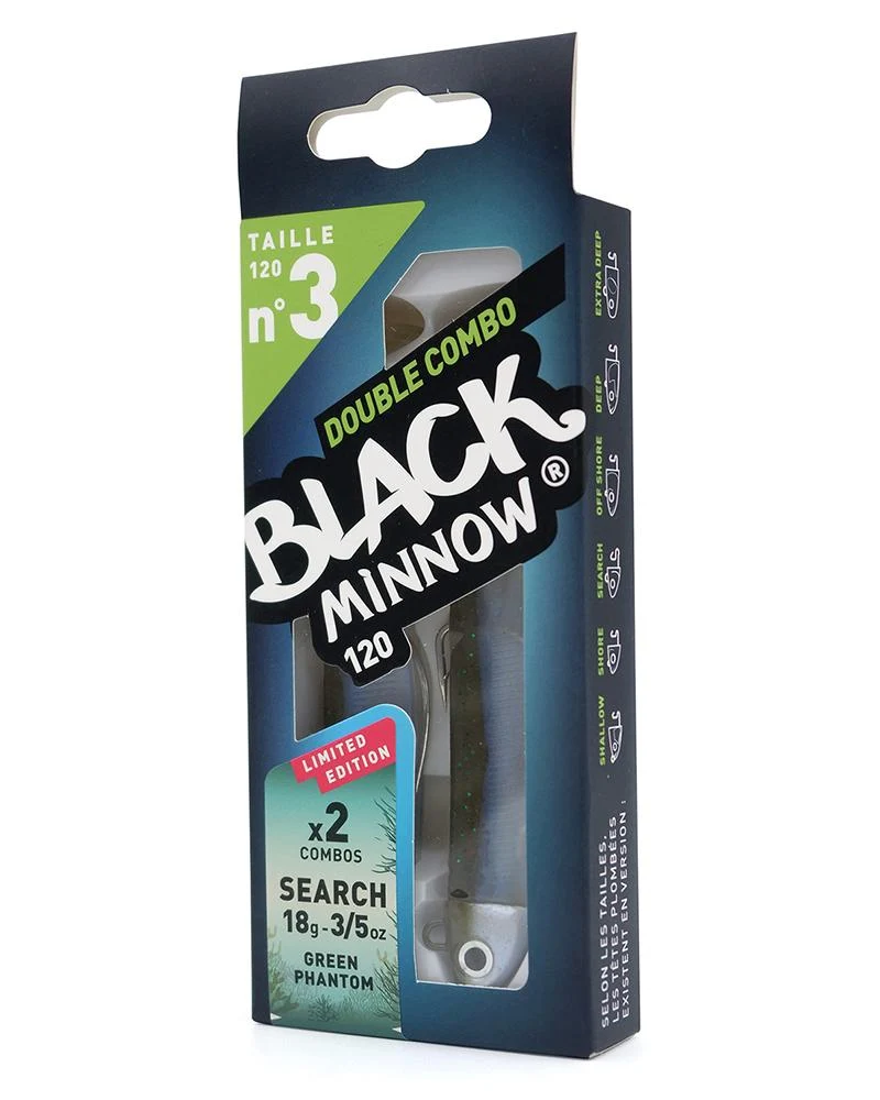 Doppia Combo Search Black Minnow 120