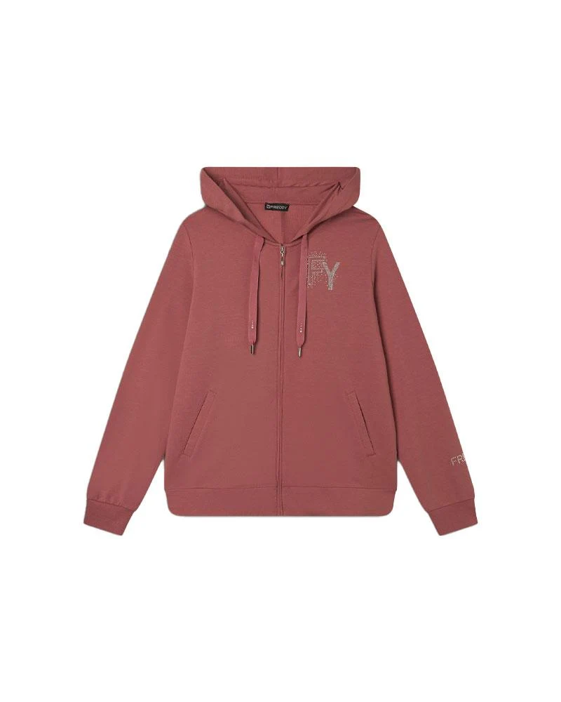 Felpa Donna Logo FY in Strass