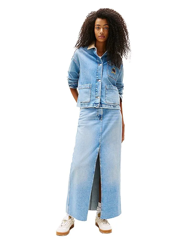 Gonna Lunga Donna Claire In Denim