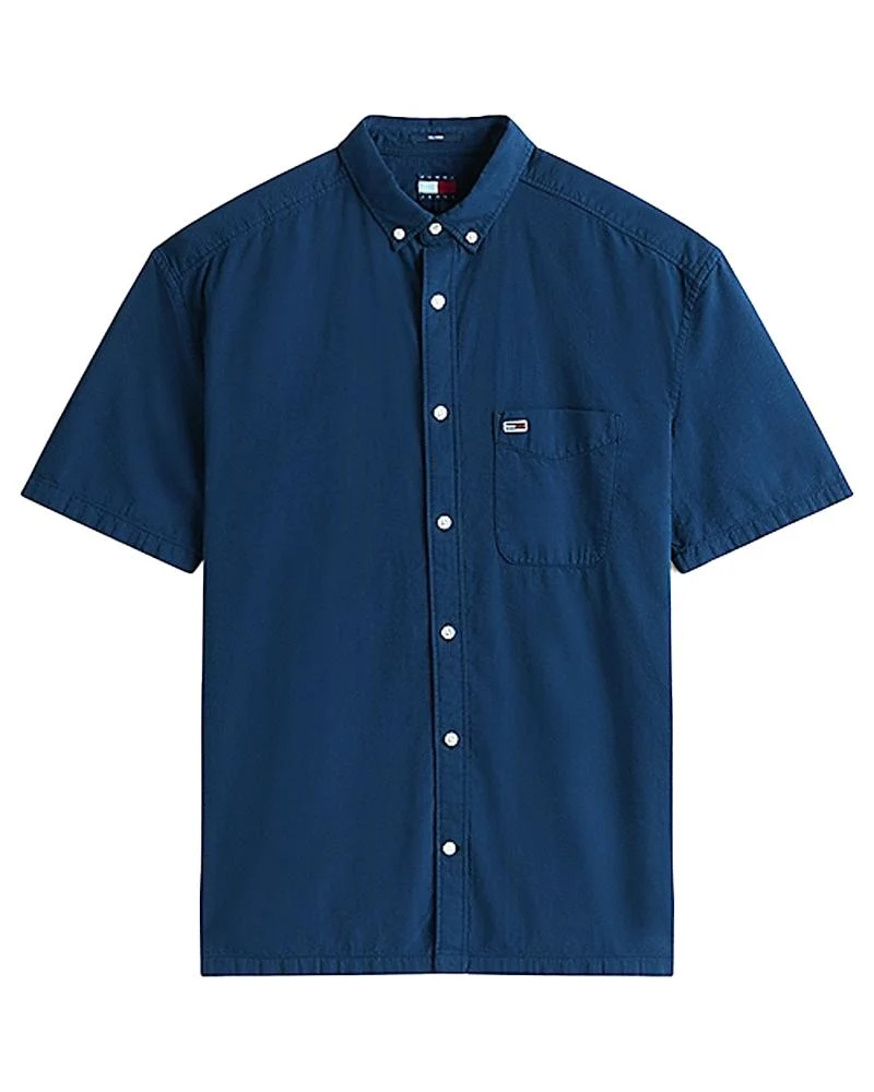 Camicia Uomo A Maniche Corte In Seersucker