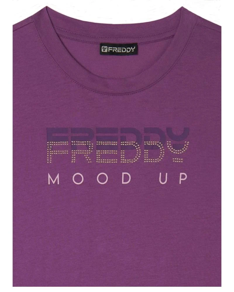 T-shirt Girocollo Donna Con Grafica