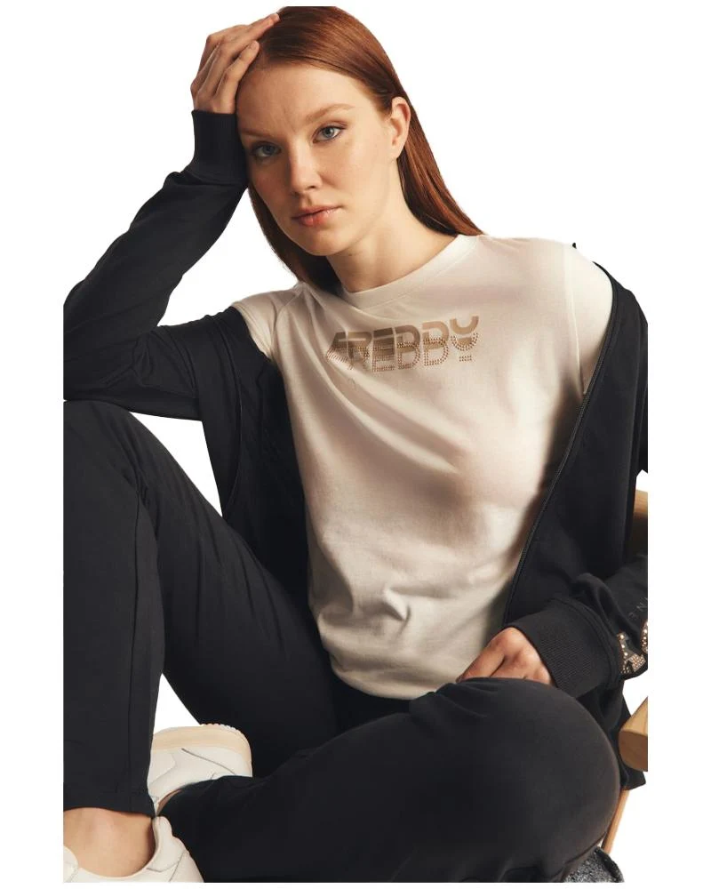 T-shirt Girocollo Donna Con Grafica