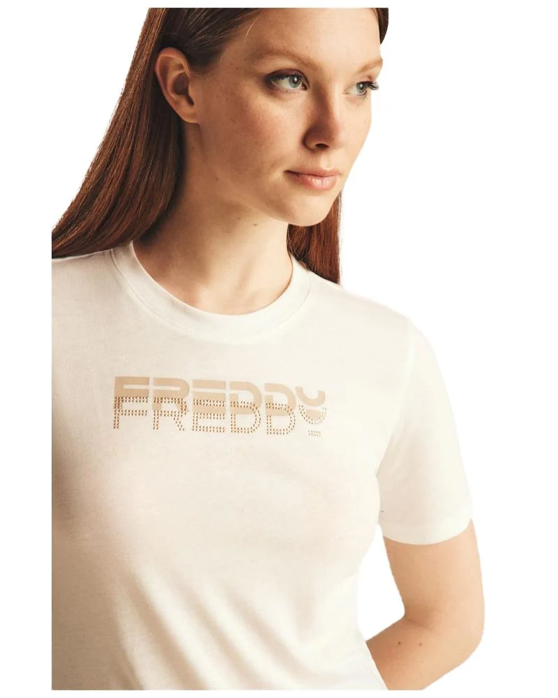 T-shirt Girocollo Donna Con Grafica