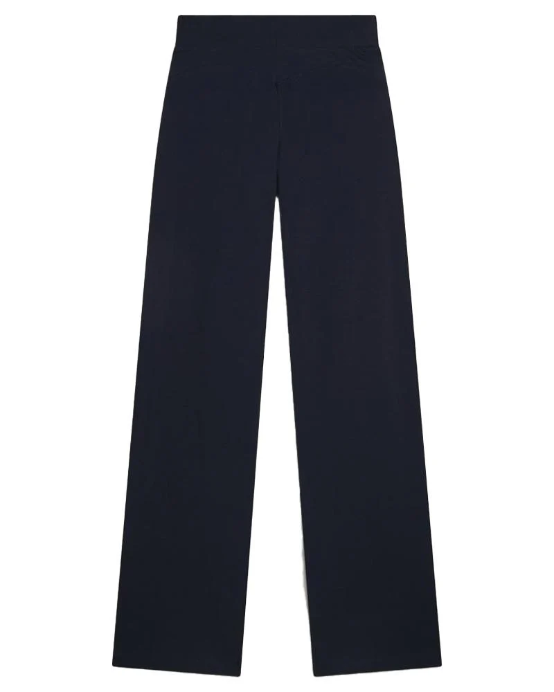 Pantaloni Comfort Fit Donna In Jersey Con Gamba Ampia