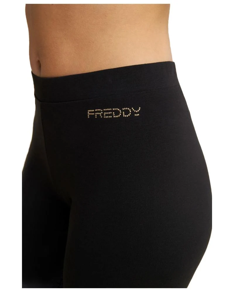 Leggings Corsaro Donna In Jersey Con Logo