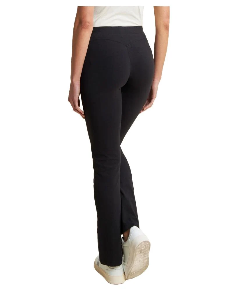 Pantaloni Slim Fit Donna In Jersey Con Gamba Dritta