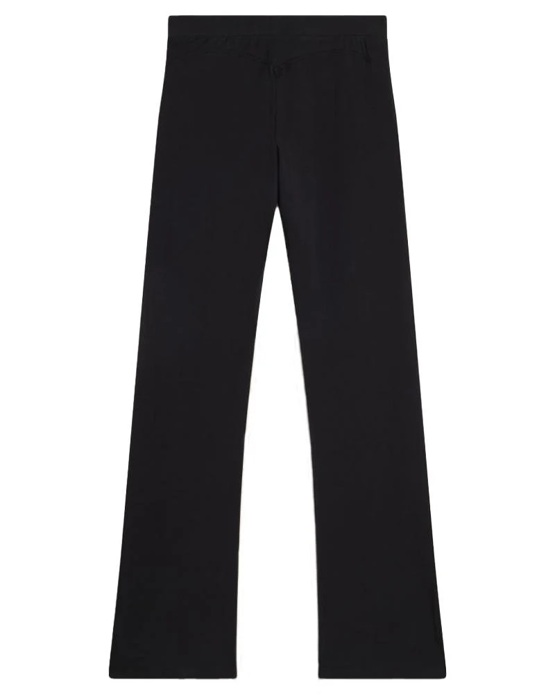 Pantaloni Slim Fit Donna In Jersey Con Gamba Dritta