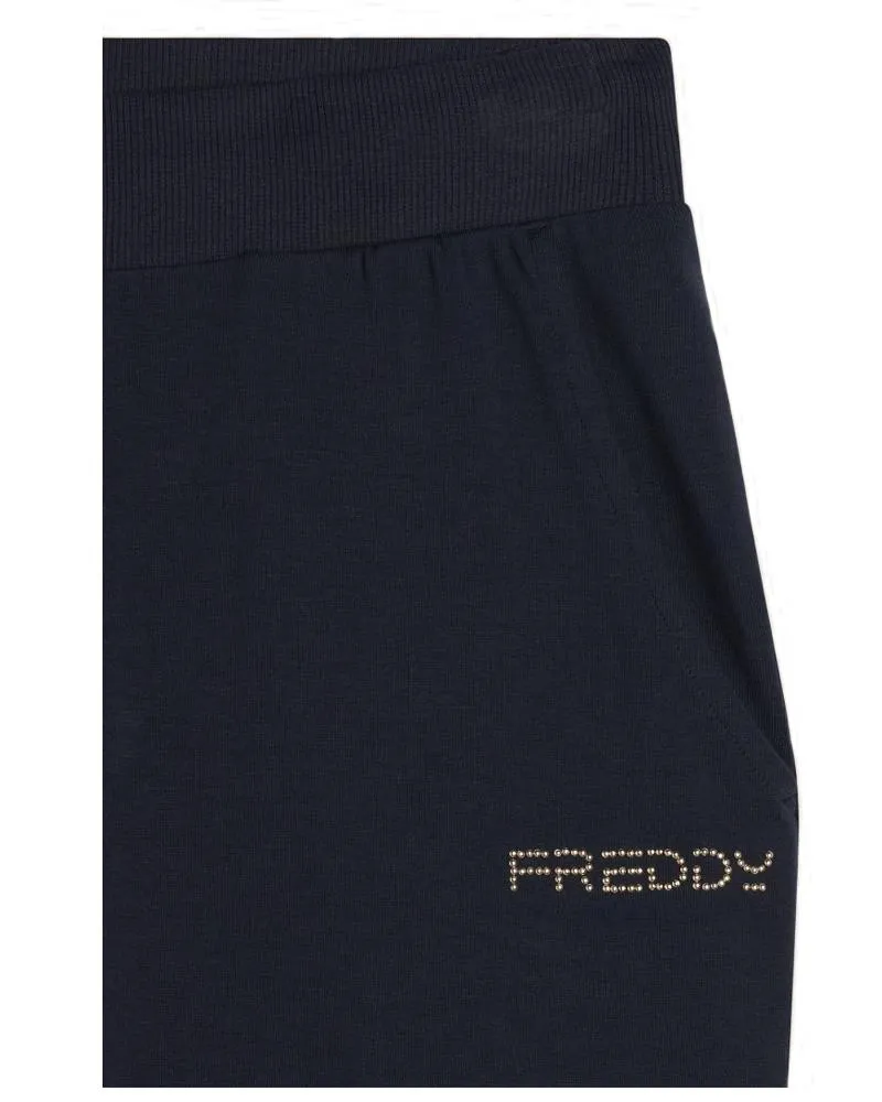 Pantaloni In Jersey Donna Con Fondo A Polsino